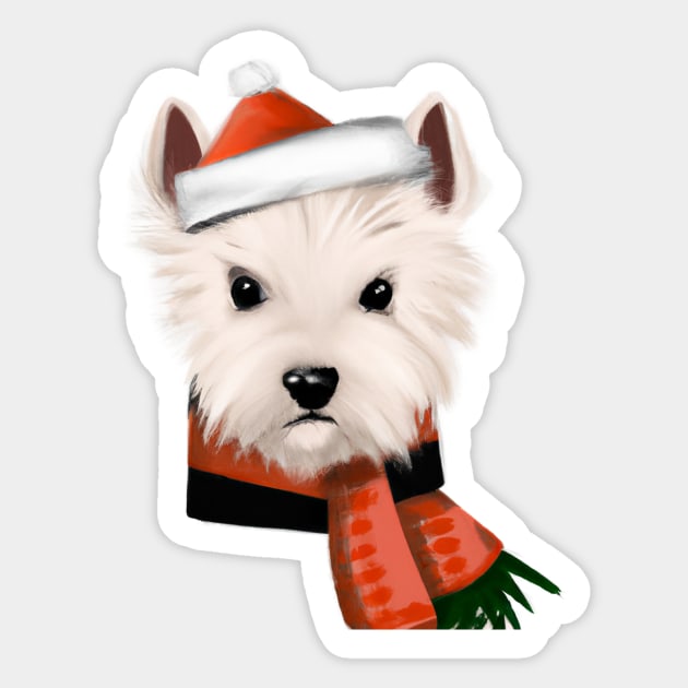 Cute West Highland White Terrier Drawing Sticker by Play Zoo